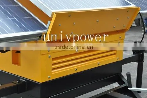 Green Energy trailer solar light tower