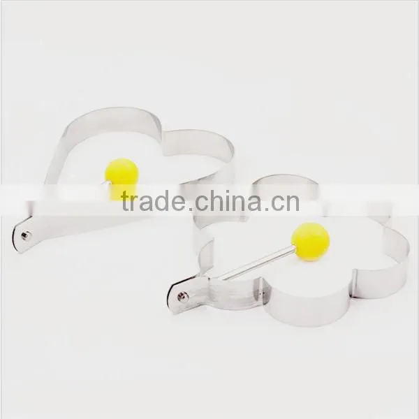 Fancy shapes silicone fried egg molds