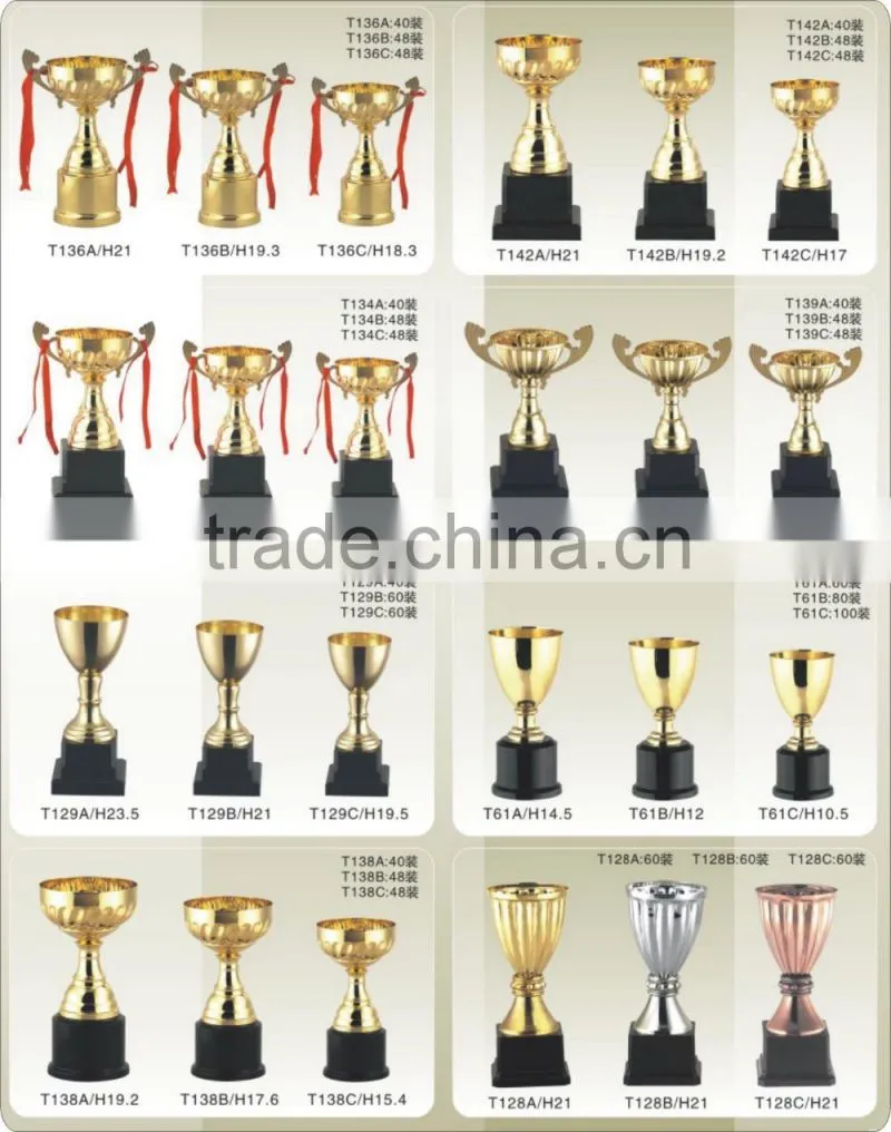 Students competition gifts 140ABC small souvenir trophies student awards gold trophy cup
