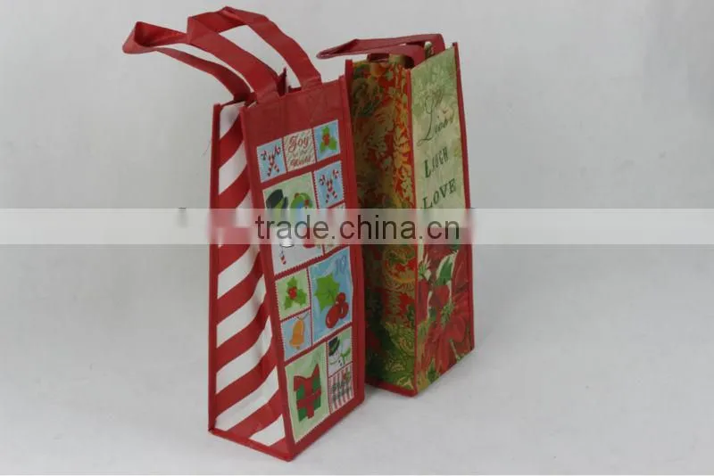 Lead Free Non Woven 6 Pack Bottle Bag