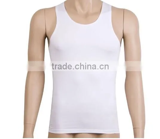 Mens Body Shaper running vest Sports Gym Tank Top Sleeveless Polyester Quick-dry Vest