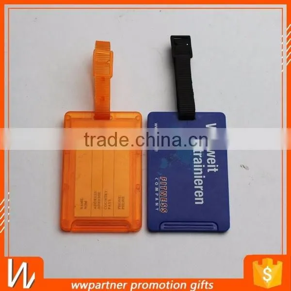 Classic Hard Plastic luggage Tag Wholesale