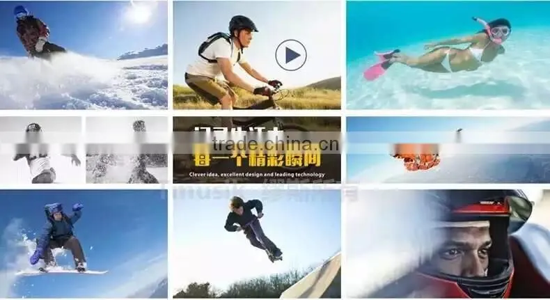4k hd 720p 120 fps action camera be unique Waterproof 30M Sport Camera 12MP 1080P 2.0"LCD Sport cam