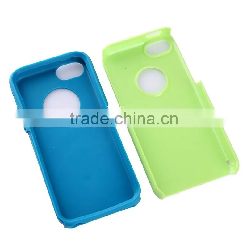 factory price Soft silicon hybird phone case for iphone 4s 5c 5s