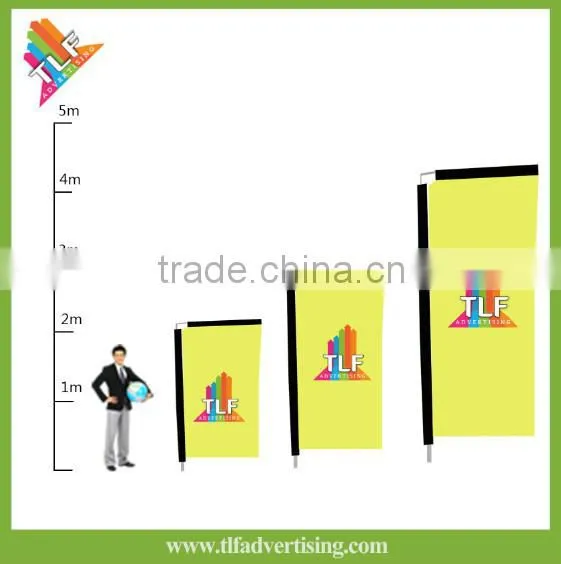 Flying Style and Printed Type outdoor feather fly teardrop banner flag