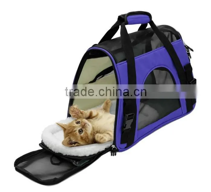 Well designed dog cage Foldable Pet Carrier shoulder bag