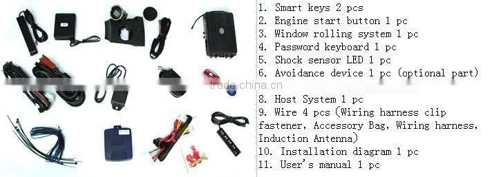 Manufacturer Passive Keyless Entry PKE Push Button Engine Start/Stop for Mazda-Mazda2