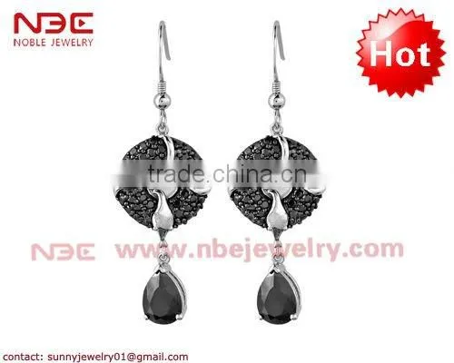 Micro pave setting 925 silver jewelry