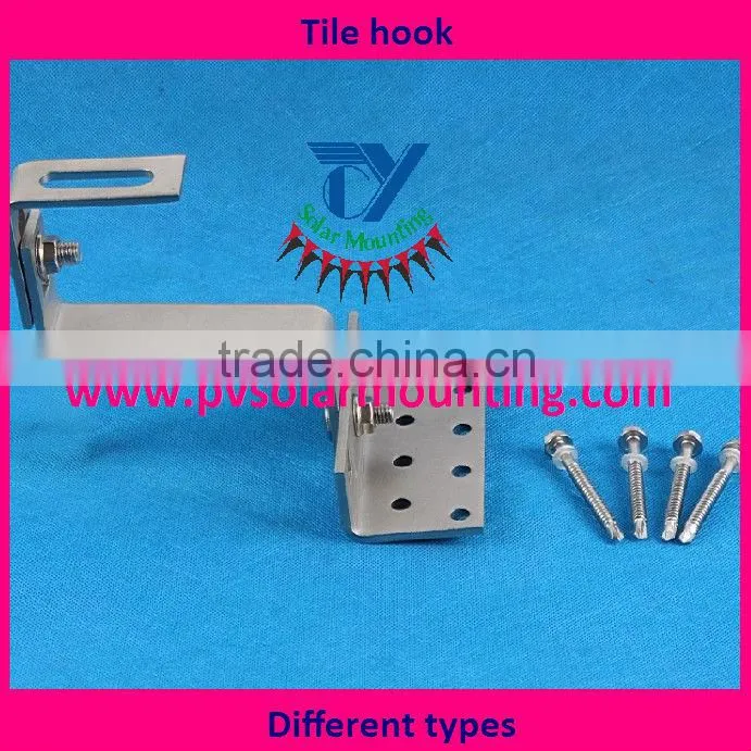 pv solar panel roofing hooks