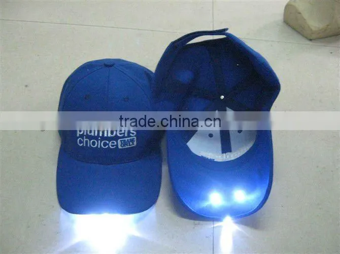 bulk mens black golf cap with led light