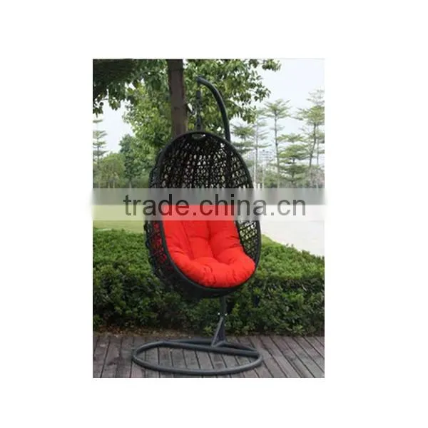 resin SGS hanging wicker basket chair