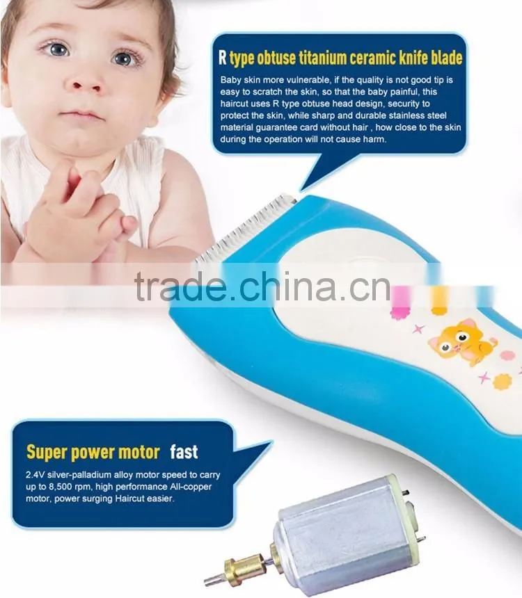 JINDING Electric Baby Kids Hair Clipper Ceramic Blade Rechargeable Shaver Trimmer Children Hair Cutting Machine