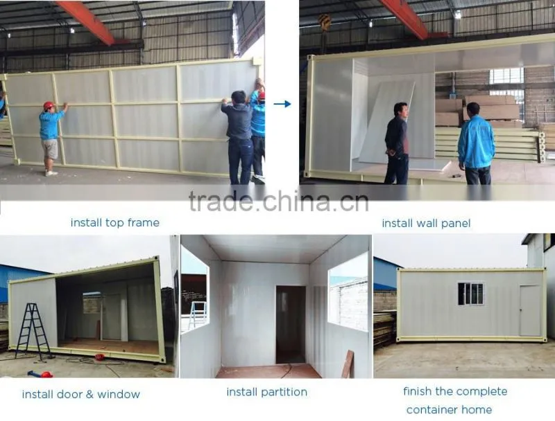 prefab 20ft container house exporting to Vietnam for sale