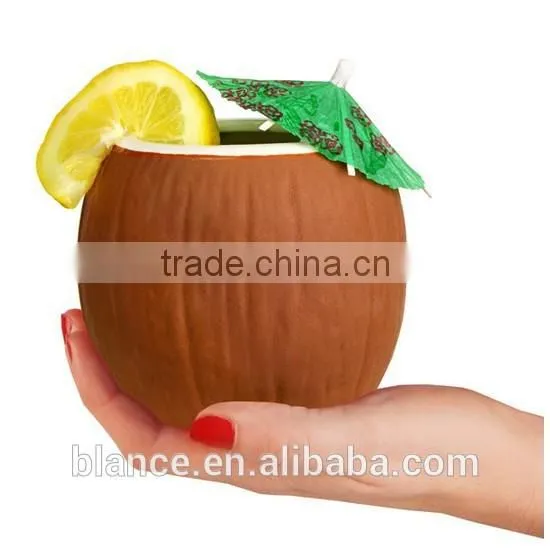 Ceramic Coconut mug in coconut shape for summer
