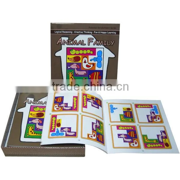 Intelligent wooden jigsaw puzzle Animal family