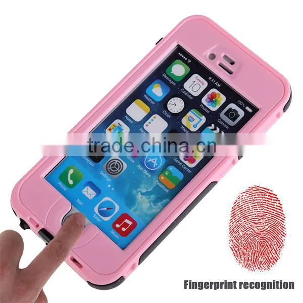 5.5" Smartphone Waterproof Case for iPhone6 6S 6Plus With Fingerprint Touch ID