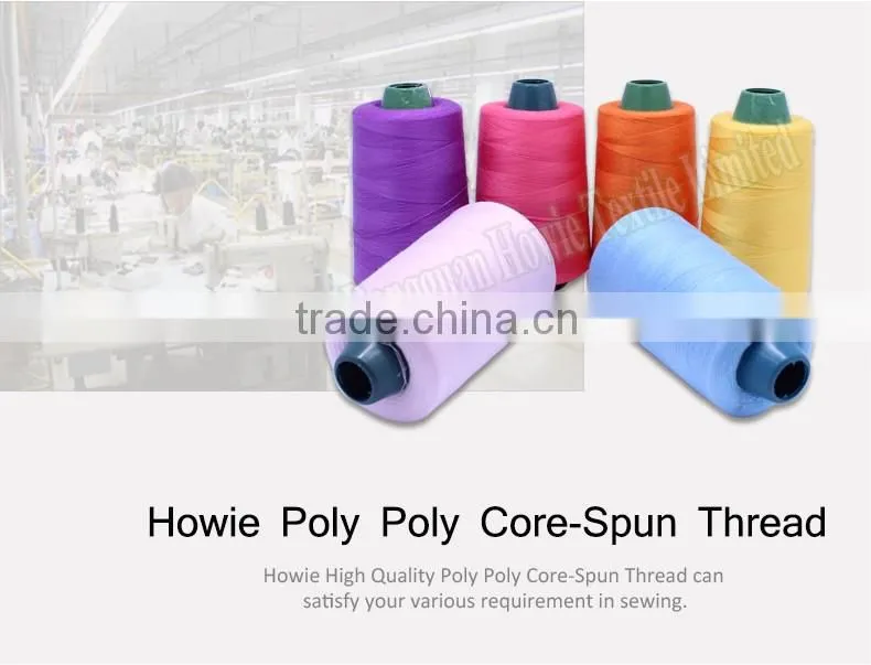 Best selling Cotton Polo Shirts Poly Spun Core sewing thread