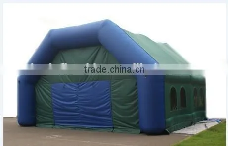 large size inflatable car garage tent with doors and windows