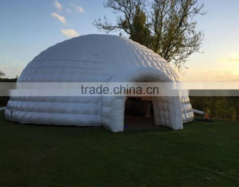 14m giant Inflatable igloo tent large Inflatable marquee