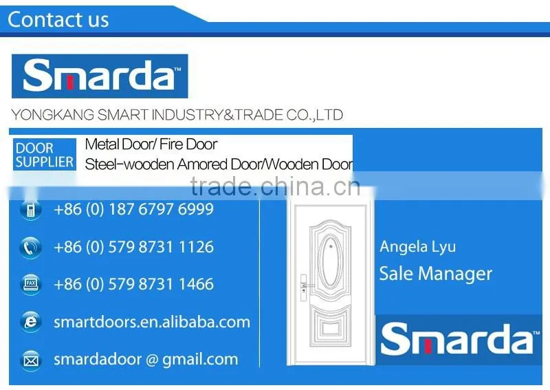 Smarda American steel door without Glass