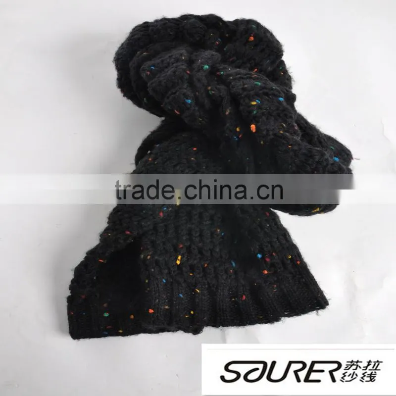 eco-friendly fashionable knitting scarf