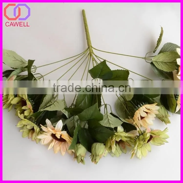 cheaper plastic wholesale silk flowers sunflowers