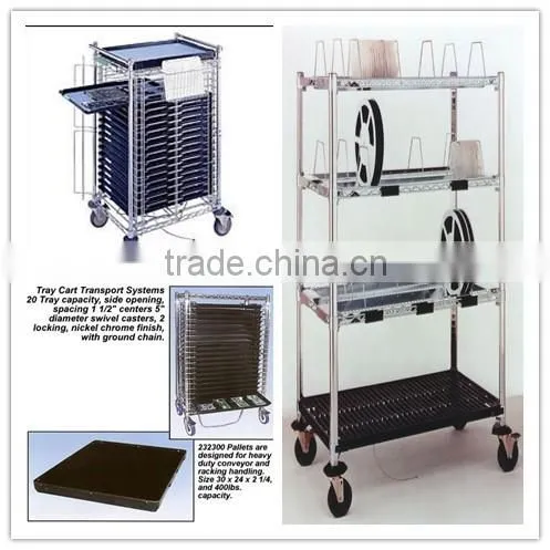 Metal Industrail Anti-Static ESD Tray Cart