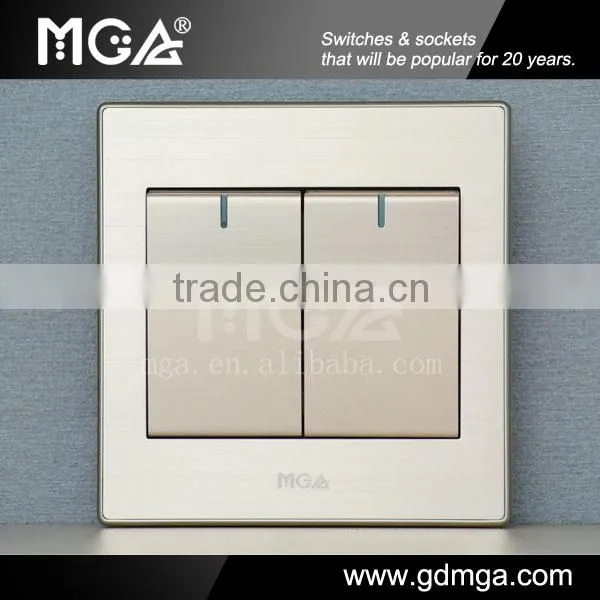 MGA Q7L Series 4 Gang 2 way push button switch
