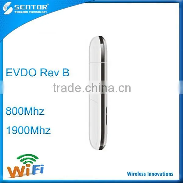 wifi USB modem EVDO Rev B / wifi hotspot router with USB Port