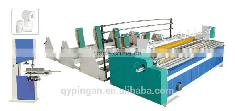 Toilet paper rewinder / Toilet paper perforating machine