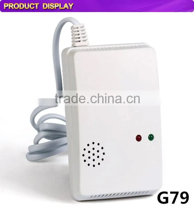 auto reset LPG/gas detector with sound & flash