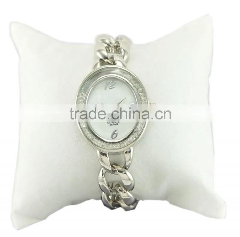 Analogous Metal good plating fit wrists specialize design crystal on the face Bracelet Watch For Women