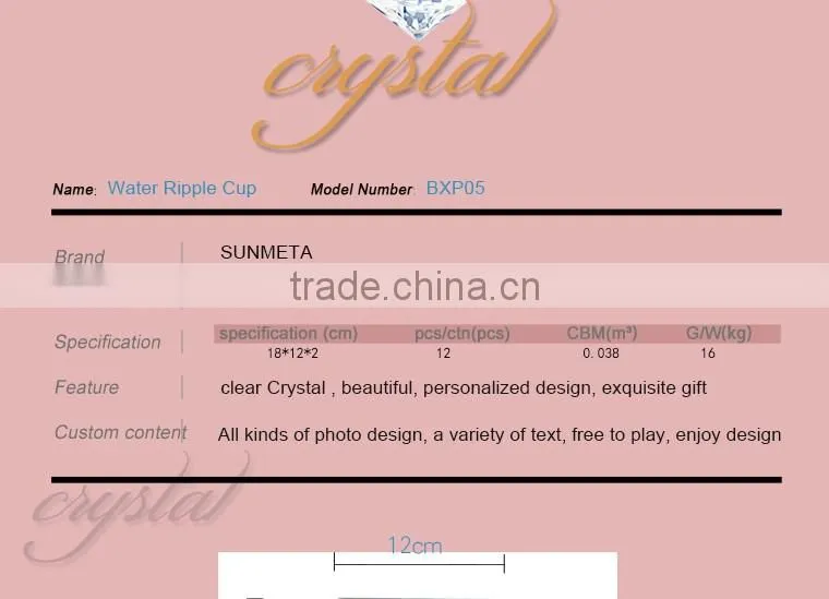 Sublimation Crystal Blanks With Coating