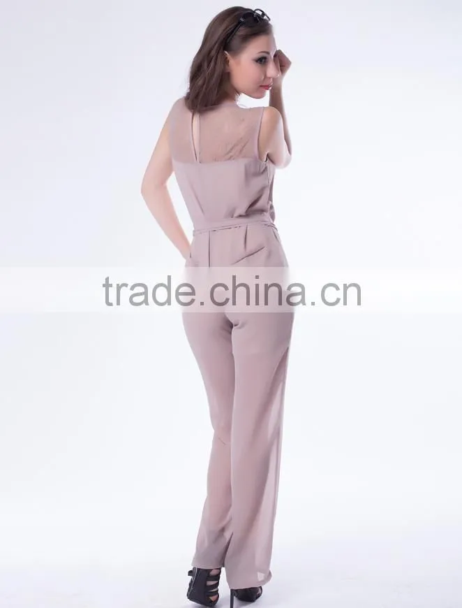 2014 Newest style many colors available custom printing one piece jumpsuit
