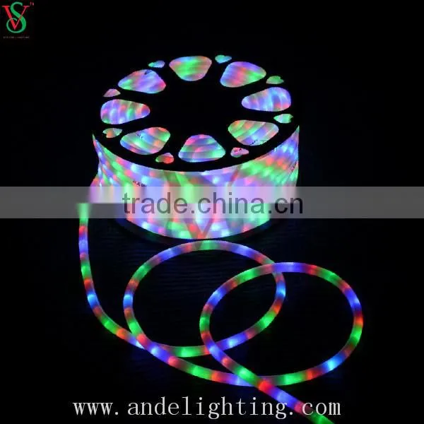 New products 2016 round 2 wire rope lights/ led neon flex rope lights