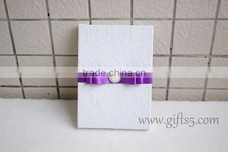 Handmade Luxury Wedding Invitation Box with lid