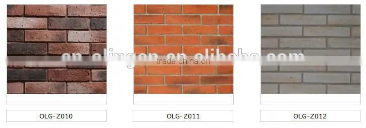 Artificial decorative thin brick web