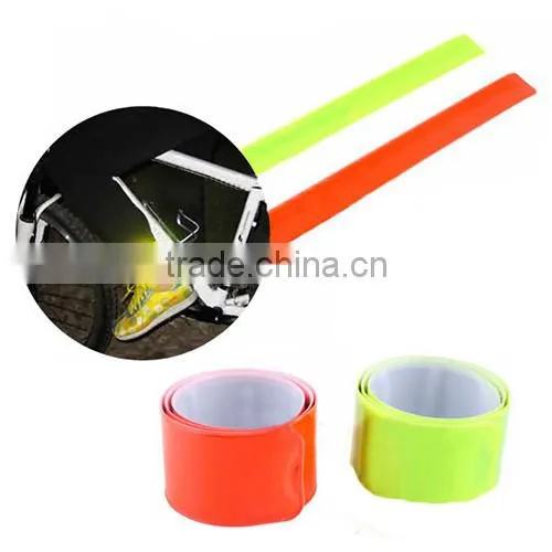 4Pcs/ Pack Bike Bicycle Reflective Safety Pant Band Leg Strap Belt