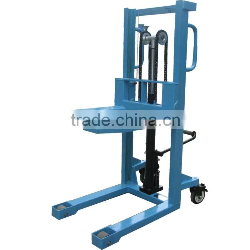 Hydraulic Foot Pedal Type Fork Lifting Stacker