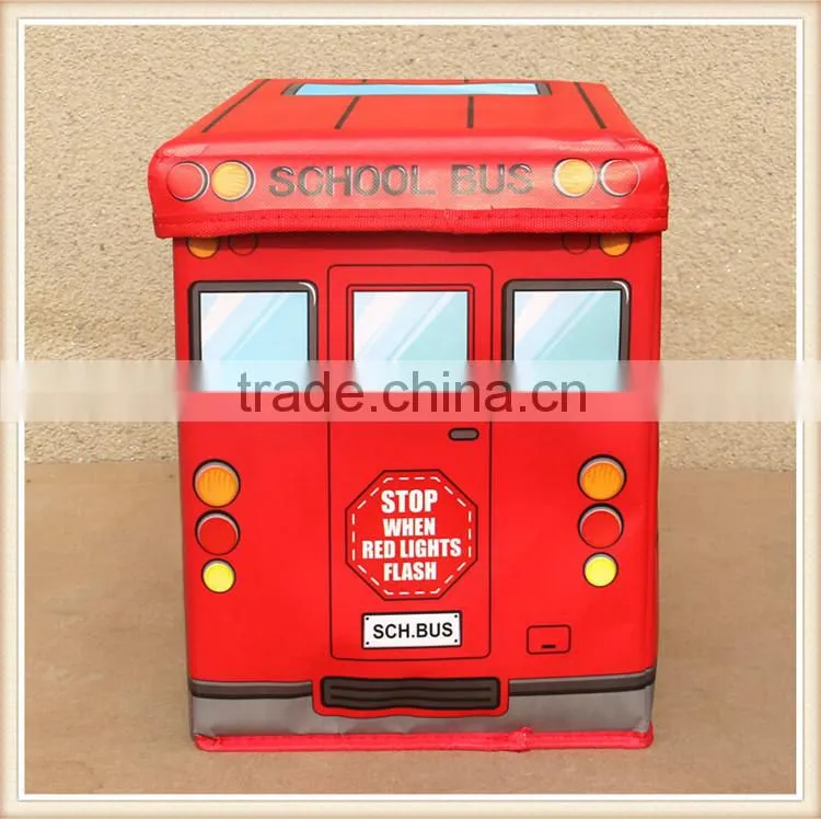 Car style printing child toy Storage Box