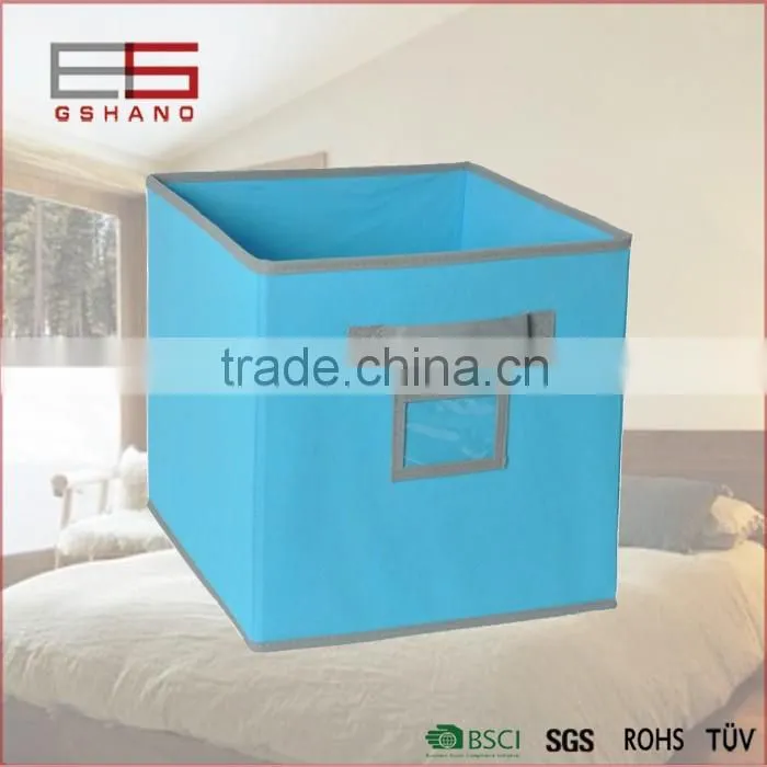 Home Creations Fabric Storage Dividers Chest Organizer Cube with PVC Window