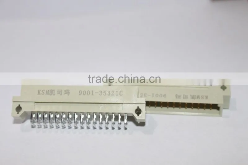 DIN 41612 2 row 32 pin right angle male type