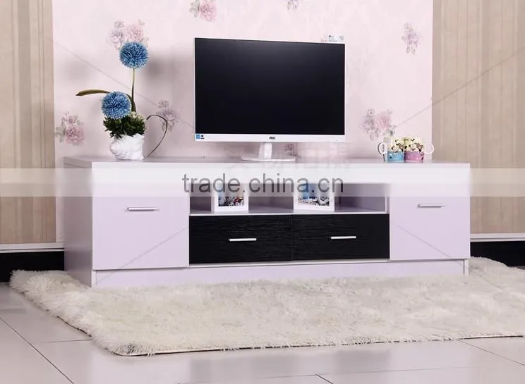 Chinese new design melamine modern TV stands