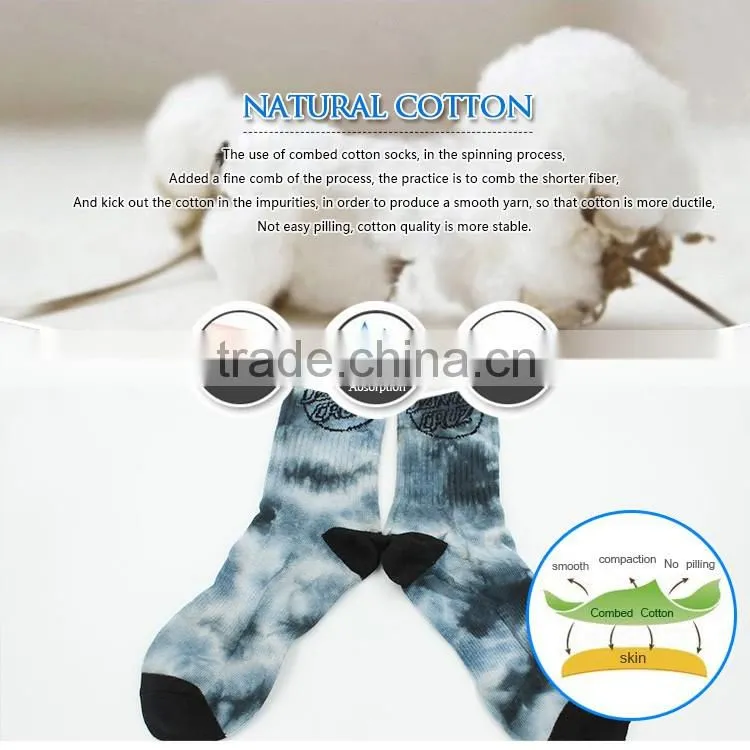 Elastic tube wholesale custom logo sports socks for man