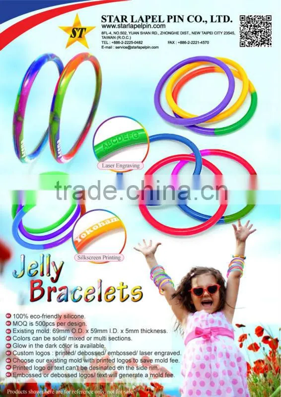 Wholesale Custom Natural Silicone Citronella Wristbands