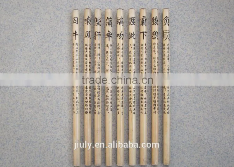 round shape black wood with diamond HB pencil