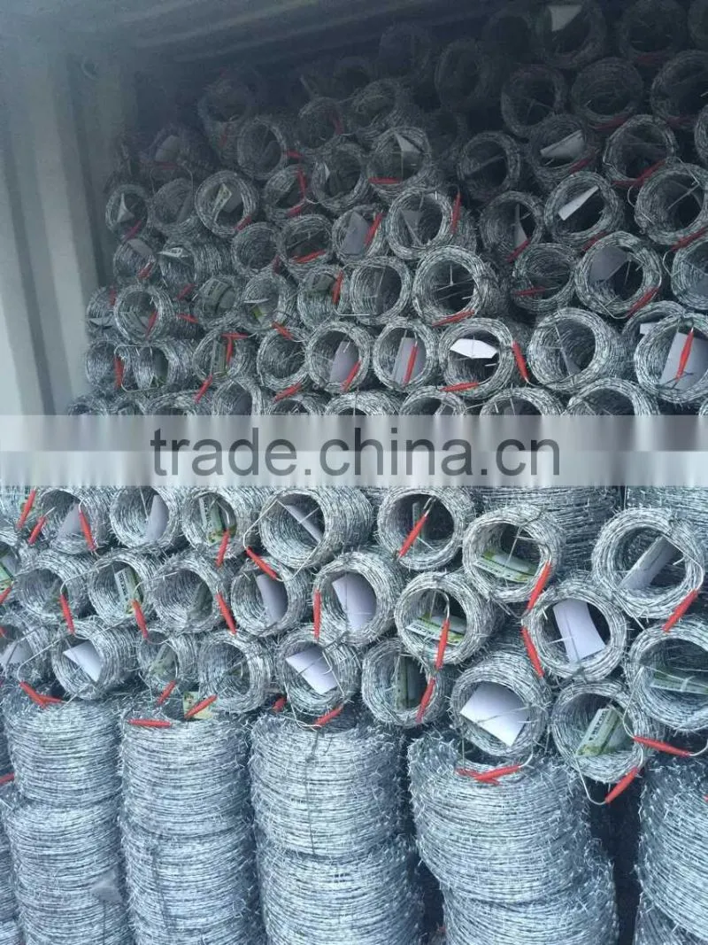 200m,250m,400m and 500m length galvanized barbed wire