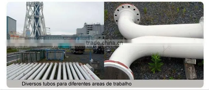 High Abrasion Resistant Ceramic Lined Steel Pipe