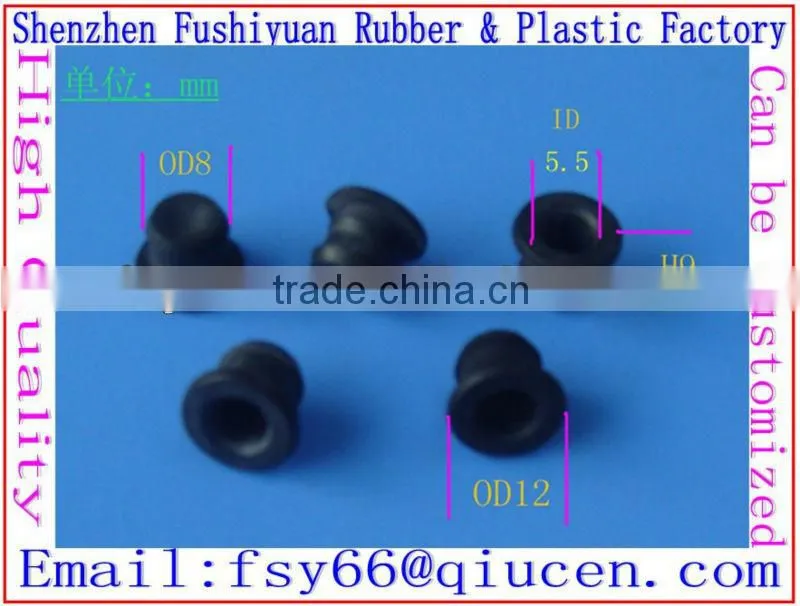 1/2" rubber tips Conical silicone rubber plug silicone plug rubber plug