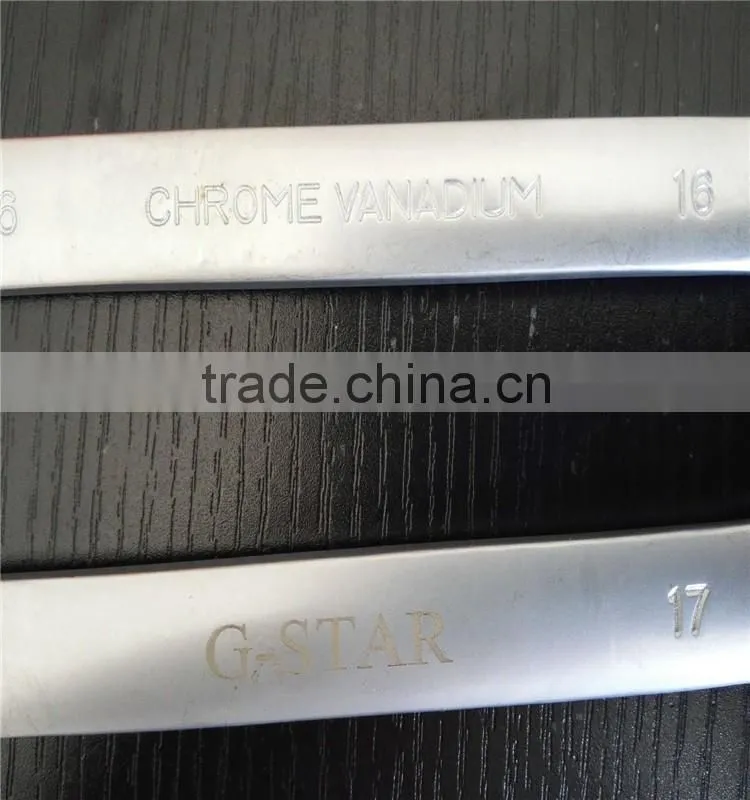 Hand Tool Mirror Polished and chrome plated combination wrench